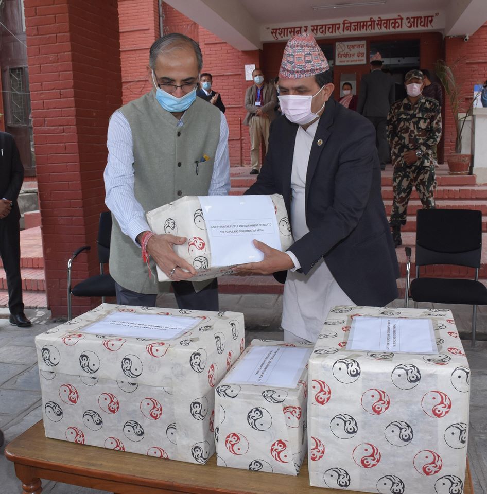   India donates 23 tons of medicines to Nepal