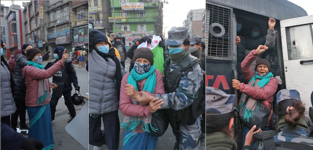 अष्टलक्ष्मी शाक्यसहित नेकपा नेता, कार्यकर्ता पक्राउ