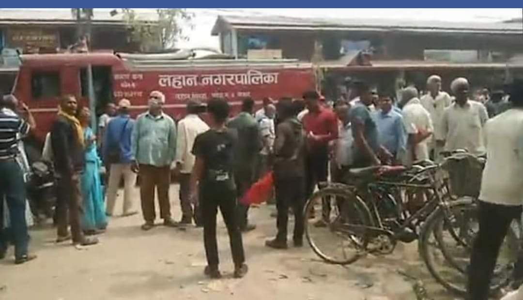 लहान मालपोतमा बाम विस्फोट भएको छ घटना स्थल मै गोइत समुहको पर्चा भेटयो