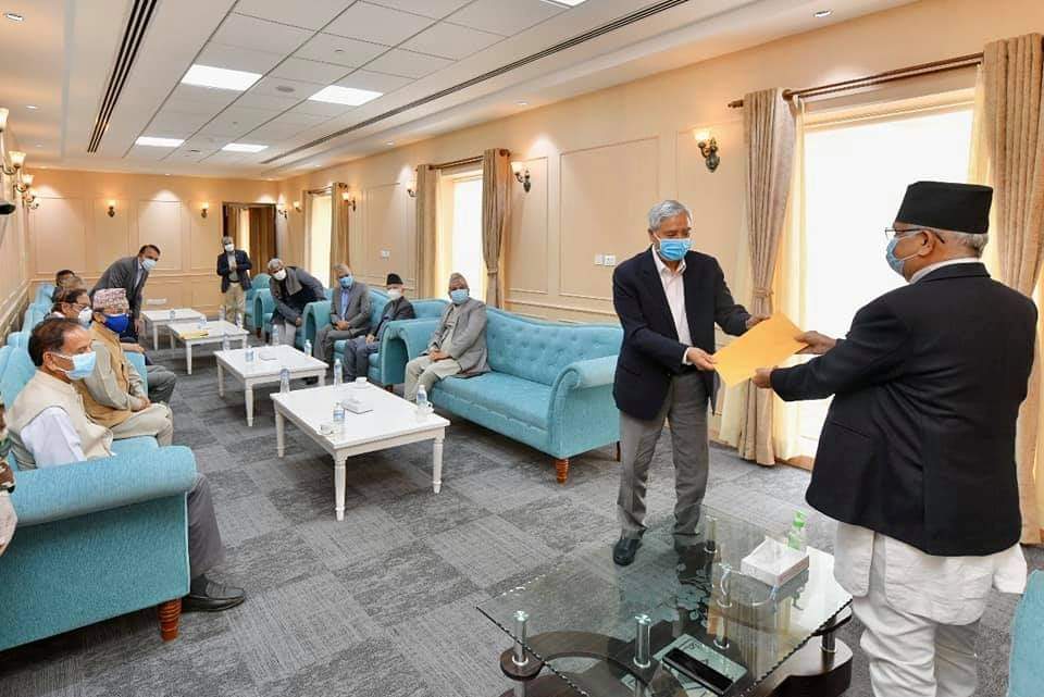 शेर बहादुर देउबा को सिसिएमसी को काम प्रति प्रश्न, प्रधानमन्त्रि लाइ बुझाए प्रतिबेदन