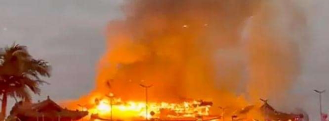 अस्ट्रेलियाको मेलबर्नस्थित बौद्ध मन्दिरमा भीषण आगलागी