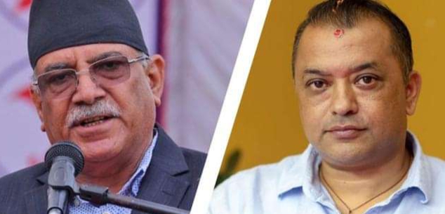 प्रधानमन्त्री प्रचण्ड र कांग्रेस महामन्त्री थापाबीच भेटवार्ता