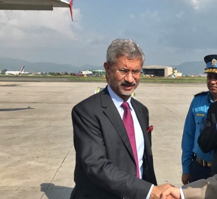 भारतीय विदेशमन्त्री डा.एस जयशंकर काठमाडौं आइपुगे