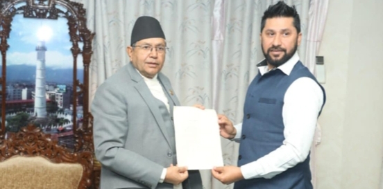 रवि लामिछानेले भेटे सभामुख देवराज घिमिरेलाई