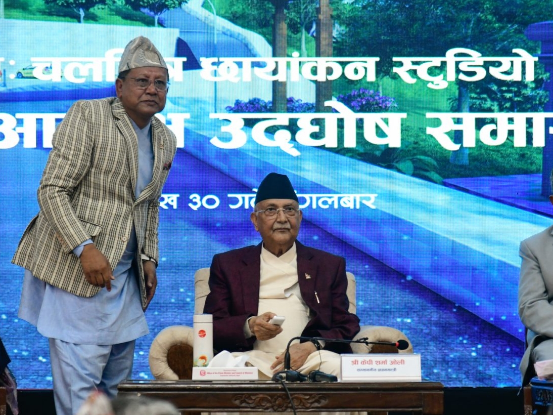 प्रधानमन्त्रीद्वारा बनेपामा फिल्म स्टुडियो निर्माणको शुभारम्भ