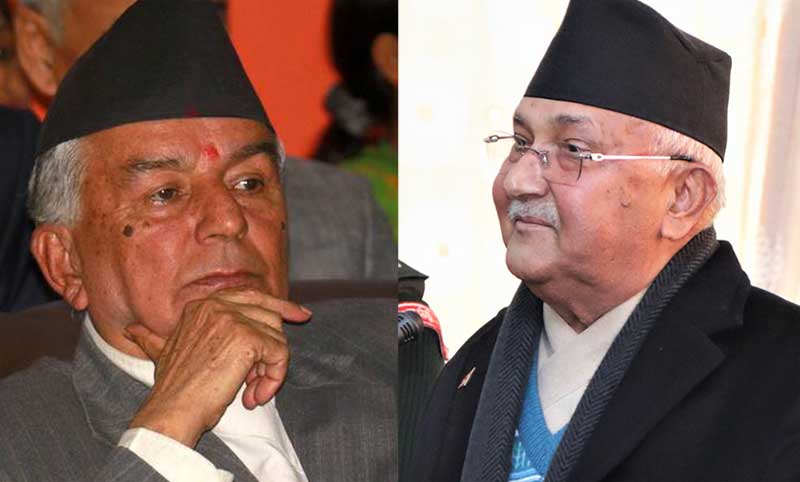 राष्ट्रपति पौडेल र केपी ओली नेपाली सेनाको संरक्षणमा