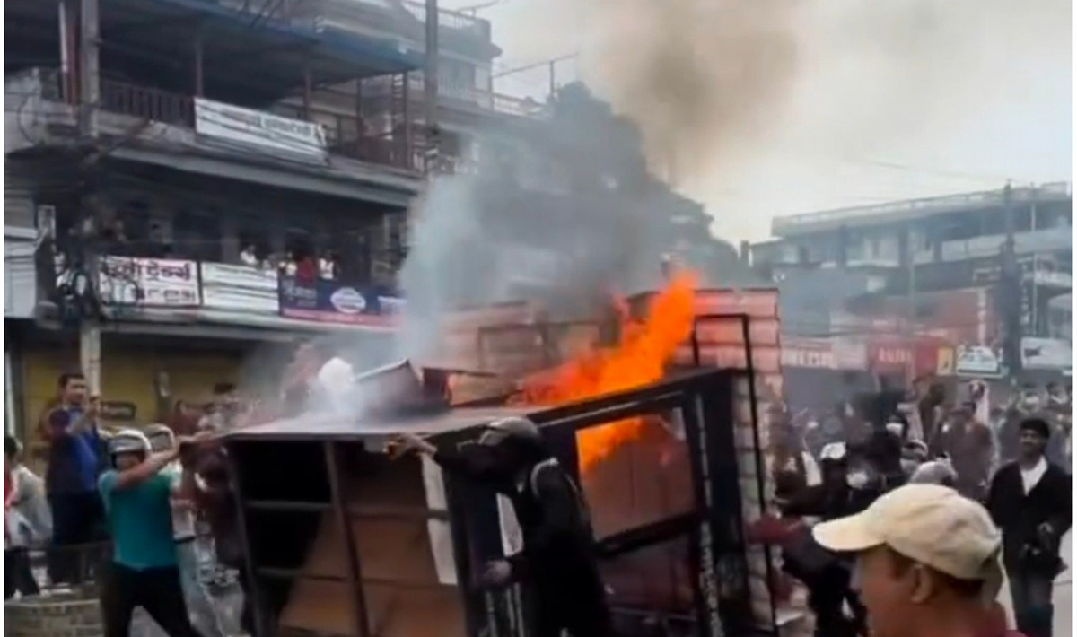 जीतपुर सिमरा क्षेत्रमा ढुंगामुढा र​ आग​ज​नी, स्थिती त​नाव​ग्र​स्त​